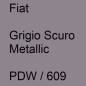 Preview: Fiat, Grigio Scuro Metallic, PDW / 609.